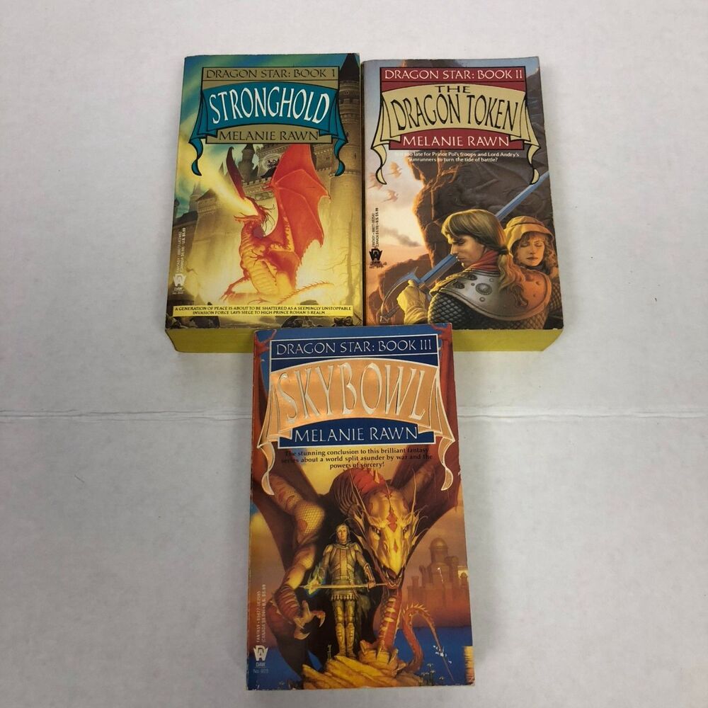 Dragon Star Triology by Melanie Rawn Books 1, 2, 3 First Paperback Printings 90s